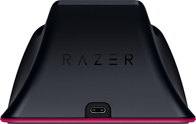 Stacion karikimi për kontroller PS5 Razer DualSense, i zi/rozë