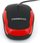 Mouse optik Omega OM-072, 800 DPI, USB, i zi me të kuqe