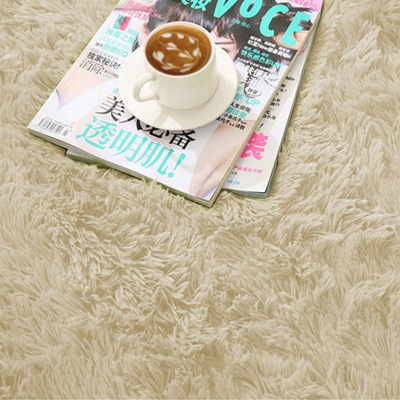 Tapet rrumbullak Strado Round Rug Shaggy, 180x180 cm, krem bezhë