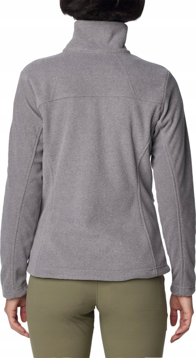 Xhaketë fleece për gra Columbia Fast Trek II W, mikrofleece, me zinxhir komplet, gri