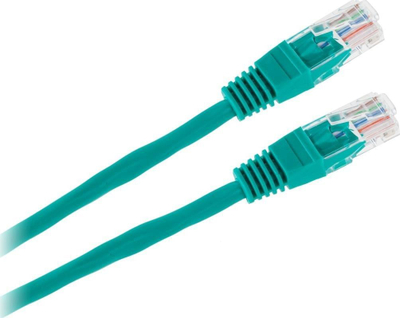 Kabllo rrjeti UTP Patchcord, 1m, 8C CCA, e gjelbër