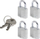Dry me çelës Master Lock 9120EURQNOPCC, trup alumini, set 4 çelësa, ngjyrë metalike