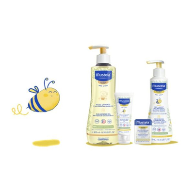Locion trupi Mustela Nourishing Lotion Cold Cream, për lëkurë të thatë, me dyll blete organik, 200ml