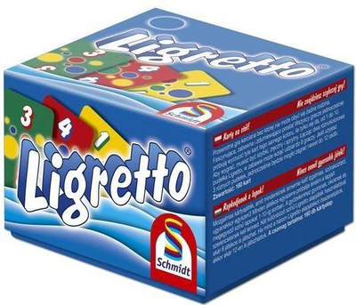 Lojë letrash G3 Ligretto Blue, familjare, version blu