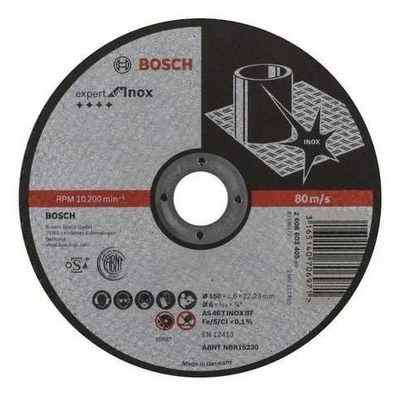 Disk prerës Bosch Professional PRO 2608603405, 150mm, për inoks edhe hekur
