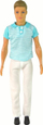 Kukull çun Defa Kevin Leantoys, flokë biond, 30cm, rroba blu e bardhë