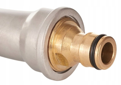 Pistole ujitëse kopshti Garden Hose Gun, metalike, shumëfunksionale, e argjendtë