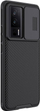 Këse telefoni NILLKIN CamShield Pro për Xiaomi Poco F5 F5 Pro, mbrojtëse, me kapak kamere që rrëshqet, e zezë