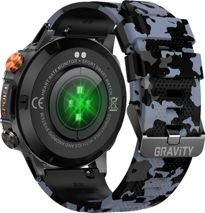 Smartwatch Gravity GT20-5, ekran 1.43\" AMOLED, Bluetooth, i zi