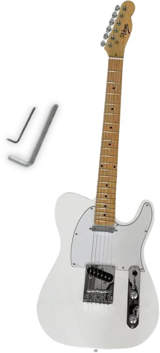 Електрична гитарa V-tone ETL39 Telecaster, 4/4, бела