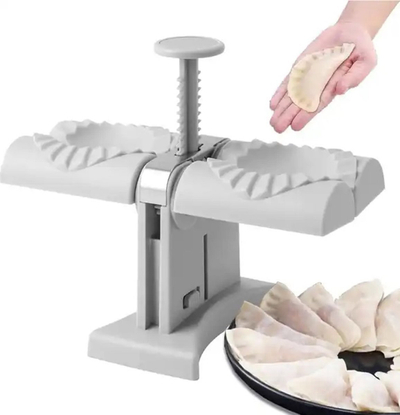 Kallëp për pelmenë DA88 Double Dumpling, dyfishtë, plastik ABS, gri
