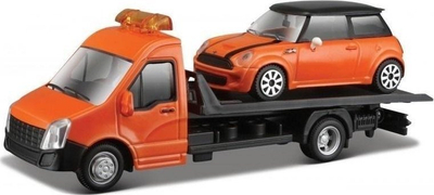 Set lodrash Bburago Street Fire Transport, Mini Cooper S 1:43, shumëngjyrësh
