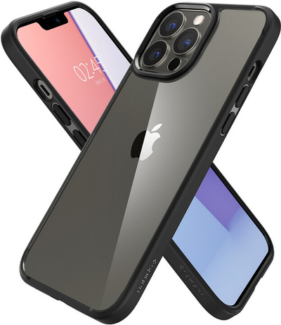 Mbrojtëse Spigen Ultra Hybrid për Apple iPhone 13 Pro, e zezë