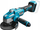 Gërryese këndore Dedra SAS+ALL 18V Brushless, 125mm, 2x4Ah, me çantë
