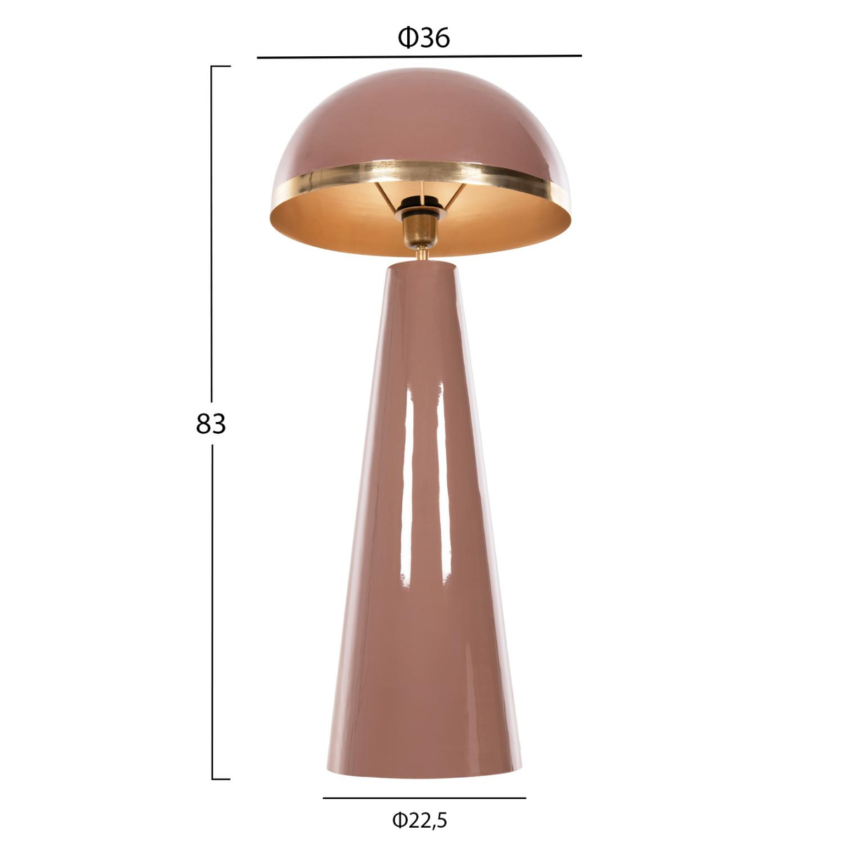 Llambë dyshemeje Smush Φ36,5x84Hcm (HM4257.06), ari 2