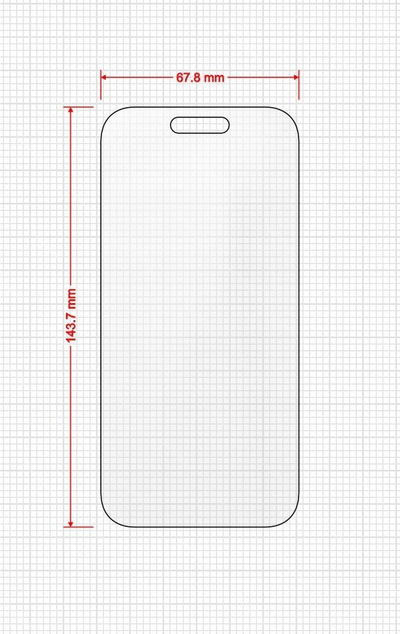 Сет заштитни фолии Grizz MatteScreen за Apple iPhone 16, 2 парчиња, анти-отпечаток од прсти, мат, проѕирен