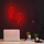Lampë murale dekorative TelForceOne Forever Light, LED, formë rrufeje, e kuqe