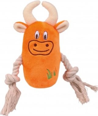 Set lodrash për qen Trixie PLUSH ANIMALS, pelush, me zë, 13cm