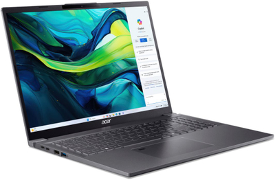 Laptop Acer Aspire 16 A16-71M, 16", Intel Core Ultra 5 115U, 16 GB RAM, 512 GB SSD, Intel Graphics, i zi