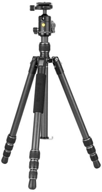 Tripod fotografik Vanguard VESTA GO 234CB, fibër karboni, kokë sferike, i zi