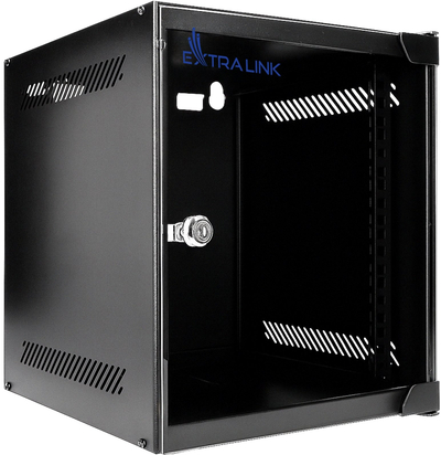 Кабинет мрежен Extralink Lite 6U 10", 280x310 mm, црн
