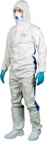 Kostum mbrojtës OxyChem C250 MPFL, 63g, madhësia XL, i bardhë