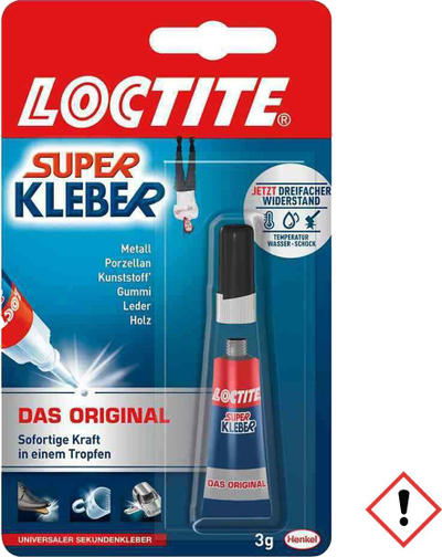 Супер лепак Staedtler Loctite, универзален течен, 3g, транспарентен