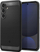 Maskë telefoni Spigen Rugged Armor, për Samsung Galaxy S24 FE, silikoni, e zezë