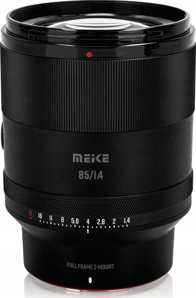 Objektiv Meike 85mm F1.4 STM për Nikon Z, full frame, i zi