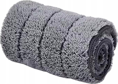 Mop i sheshtë me sprucues, depozitë 350 ml, pëlhurë mikrofibre, gri