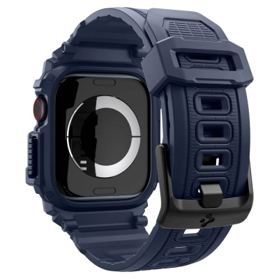 Mbrojtëse ore Spigen Rugged Armor Pro, për Apple Watch 10 46mm, TPU, blu navy
