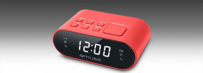 Orë me alarm Muse M-10, e kuqe