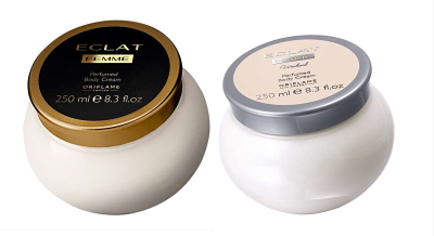 Set trupi Oriflame Eclat - Krem Eclat Femme 250 ml + krem trupi Eclat Femme Weekend 250 ml