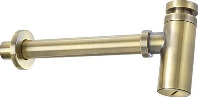 Sifon lavamani Deante Round Easy Clean, 1 1/4", bronz