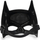 Maskë kostumi Batman Basic, për kalamaj 3+, e zezë