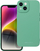 Mbrojtëse telefoni Roar Luna për iPhone 14, TPU, shkon me karikim wireless, jeshile pastel