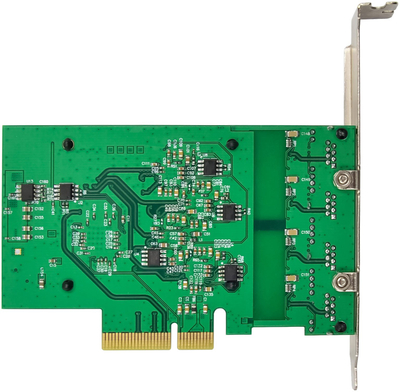 Kartë rrjeti InLine Quad Gigabit, 4x RJ45 2.5Gb/s, PCIe x4, me low profile