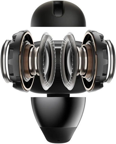 Kufje wireless Shokz OpenDots ONE, open ear, Bluetooth, të zeza