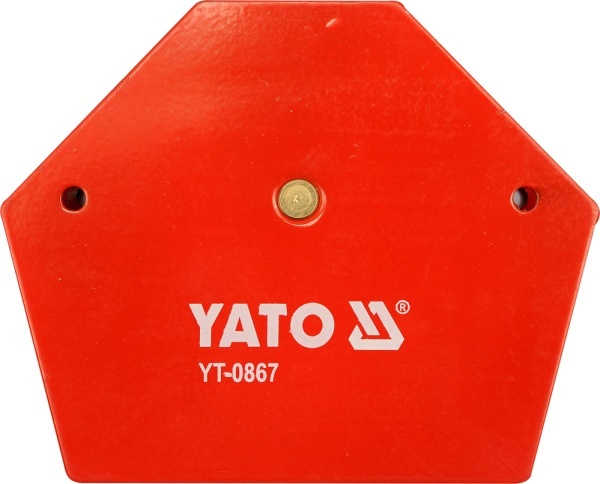 Kënd magnetik i saldimit Yato, 64x95x14mm, 11.5kg, i kuq