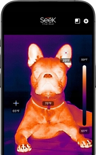 Термална камера Seek Thermal CQ-DBAX, 320 x 240, над 25 Hz, црна