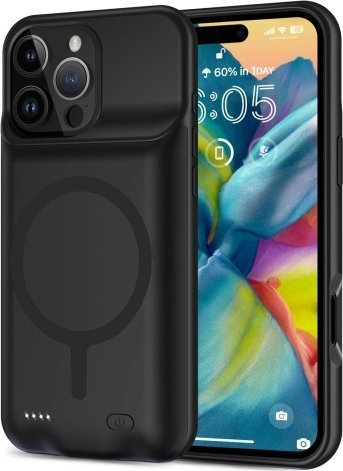 Mbajtëse baterie Tech-Protect Powercase, 7000mAh, MagSafe, për iPhone 16 Pro, e zezë