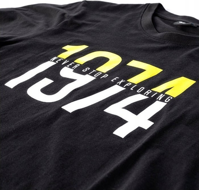 Bluzë T-shirt për burra Hi-tec Rolic, pambuk 100%, masa M, e zezë