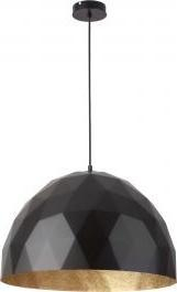 Lampë varëse Sigma Diamond L 31367, me llampë E27 60W, e zezë me ari
