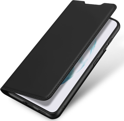 Mbulesë telefoni Dux Ducis Skin Pro për Samsung Galaxy S22 Plus, tip portofol me vende për kartela, e zezë