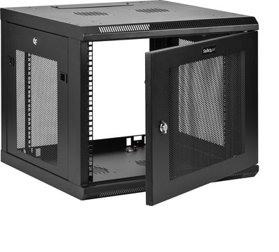 Kabinet rrjeti StarTech.com 4-post 9U, 19", i zi