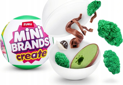 Lodër kapsullë Zuru Mini Brands Create Garden, mini bimë për montim, mbi 18 modele, shumëngjyrëshe
