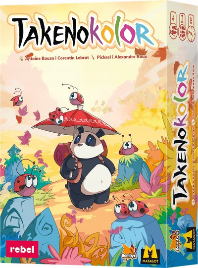 Lojë tavoline Rebel Takenokolor, kreative me ngjyrosje, familjare, shumëngjyrëshe