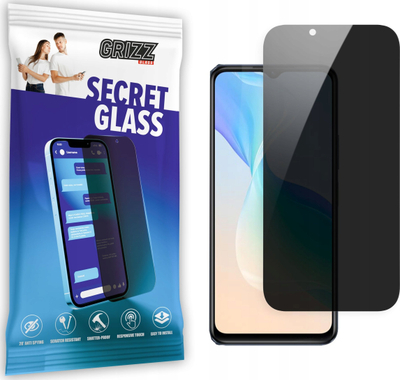 Xham mbrojtës privatësie Grizz SecretGlass për Vivo T1 5G, 9H, transparencë e lartë