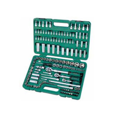 Set çelësash Honiton H4351, 155 copa, CrV, jeshil