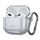 Mbrojtëse kufjesh Tech-Protect FlexAir për Apple AirPods 4, TPU, me karabinë, gri hiri
